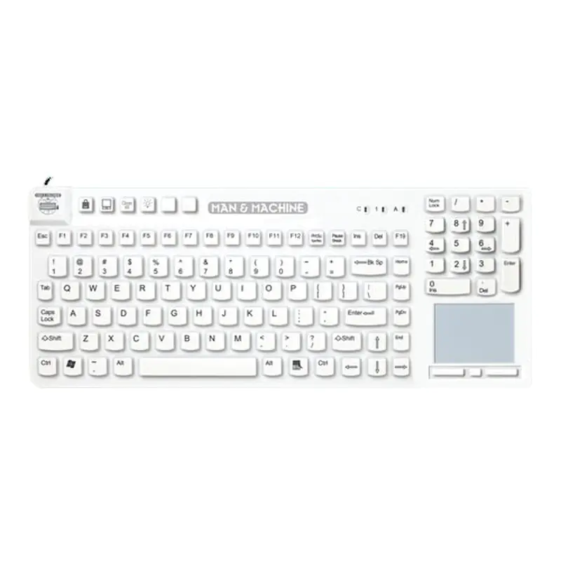 Medizin Tastatur Really Cool Touch Low Profile, wa sserdichte, desinfizierbare Premium Tastatur wei? Medizin Tastatur Really Cool Touch Low Profile, wa sserdichte, desinfizierbare Premium Tastatur wei?