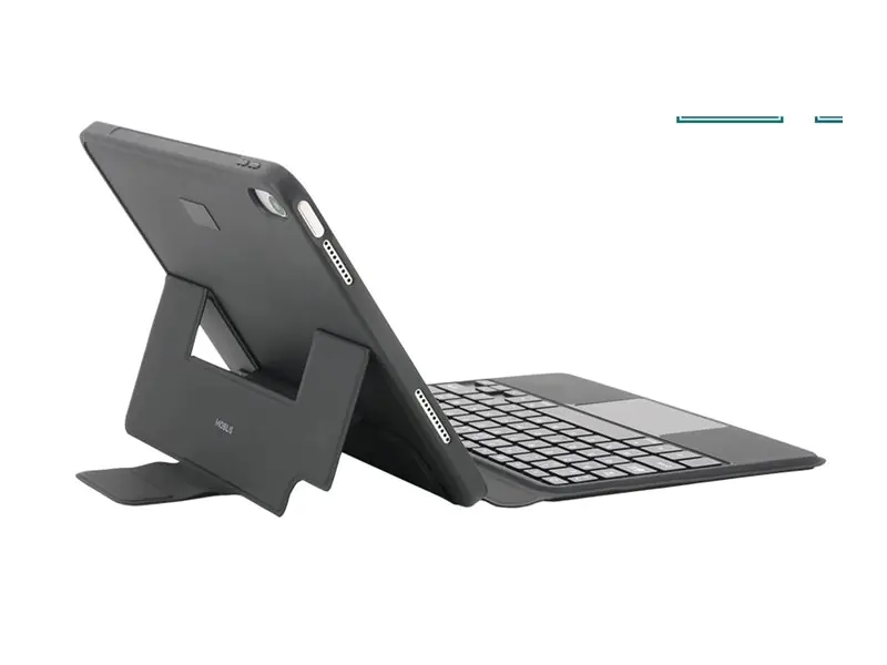 Mobilis C2 - Schutzabdeckung für Tablet - with detachable French Bluetooth keyboard + touchpad -
