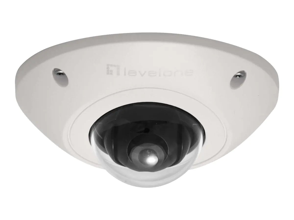 LevelOne GEMINI series FCS-3073 - Netzwerk-Überwachungskamera - Kuppel - Außenbereich, Innenbereich - Vandalismussicher / Wetterbeständig - Farbe - 2 MP - 1920 x 1080 - 1080p - Platinenhalterung - feste Brennweite - LAN 10/100 - MJPEG, H.264 - Gleichstrom