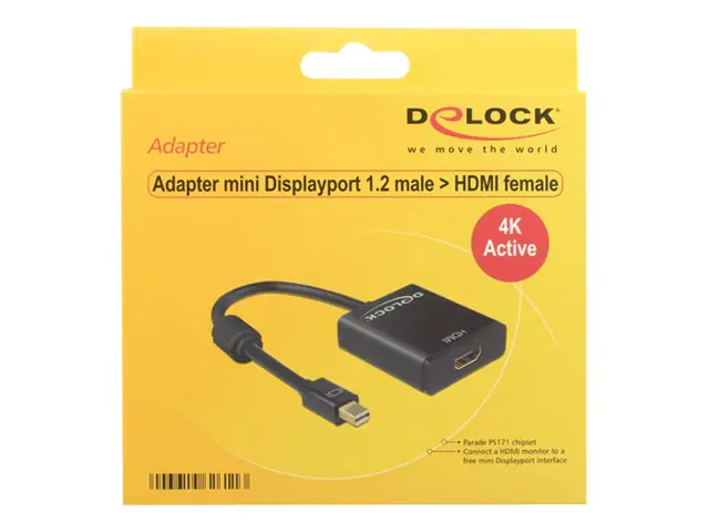 DeLOCK - Videokonverter - Parade PS171 - DisplayPort - HDMI - Schwarz - retail