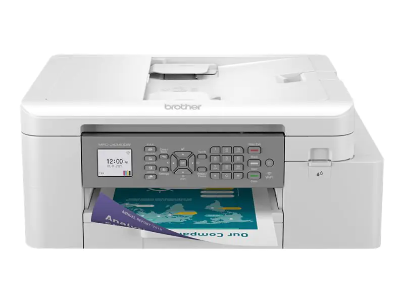 Brother MFC-J4340DWE - Multifunktionsdrucker - Farbe - Tintenstrahl - A4/Legal (Medien) - bis zu 13 Seiten/Min. (Kopieren) - bis zu 20 Seiten/Min. (Drucken) - 150 Blatt - 14.4 Kbps - USB 2.0, Wi-Fi(n)