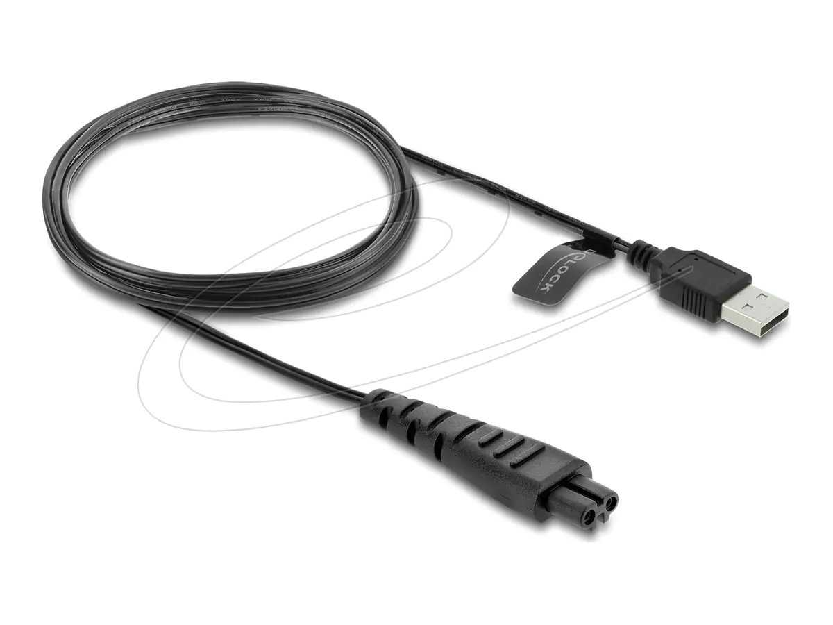 Delock Stromkabel - USB (M) zu 2-polig (M) 90985