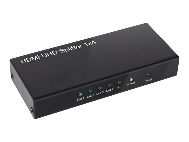 Club 3D SenseVision CSV-1380 - Video-/Audio-Splitter - 4 x HDMI