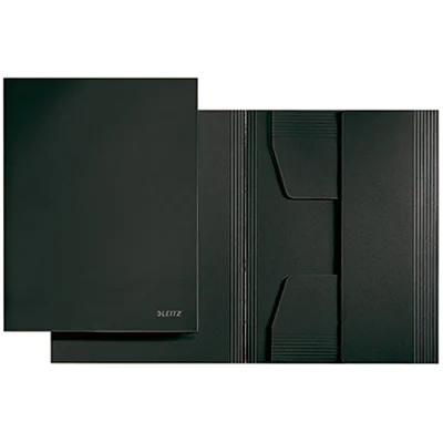 Leitz Jurismappe 39240095 DIN A4 3Klappen Colorspankarton schwarz