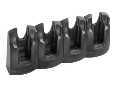 Zebra 4-Slot Charge Only Cradle Kit - Handgerät-Ladeständer und Netzteil - Ausgangsanschlüsse: 4 - Vereinigte Staaten - für Zebra MC3200, MC3200 Gun Premium, MC3200 Premium, MC3200 Standard