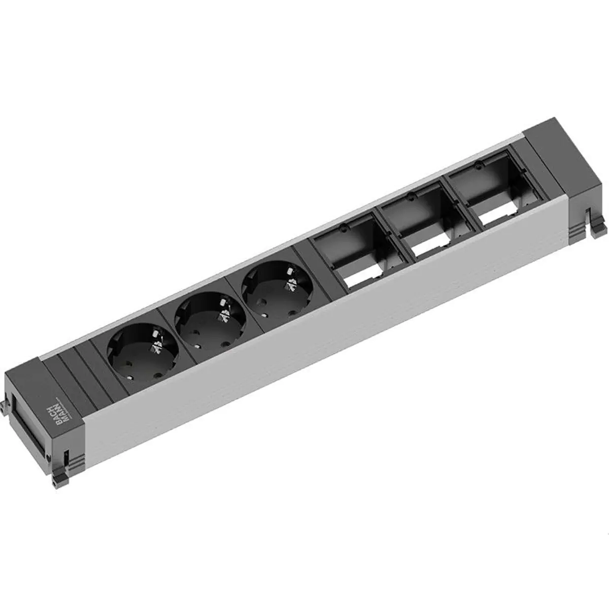 Bachmann POWER FRAME - Steckdosenleiste - Eingabe, Eingang GST18i3 - Ausgangsanschlüsse: 3 (Typ F) 916.007