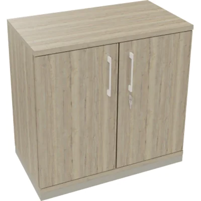 Flügeltürenschrank 2OH B800xT442xH781 si/Eiche Nat Flügeltürenschrank 2OH B800xT442xH781 si/Eiche Nat