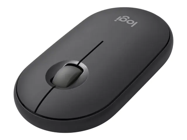 Logitech Pebble 2 Combo for Mac - Tastatur-und-Maus-Set - kabellos - Bluetooth LE - QWERTY - US International - Tonal Graphite