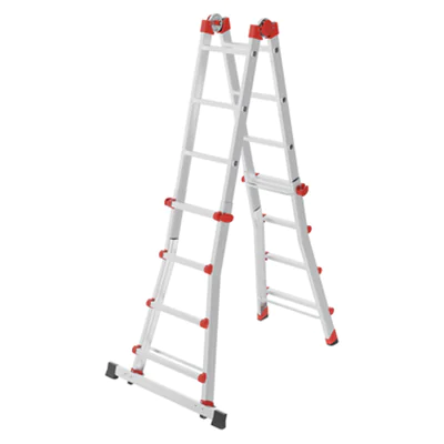 Hailo Multifunktionsleiter M80 4,7m Aluminium silber