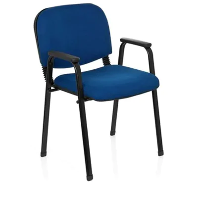 hjh OFFICE Besucherstuhl XT 650 120kg 100 % Polyester blau