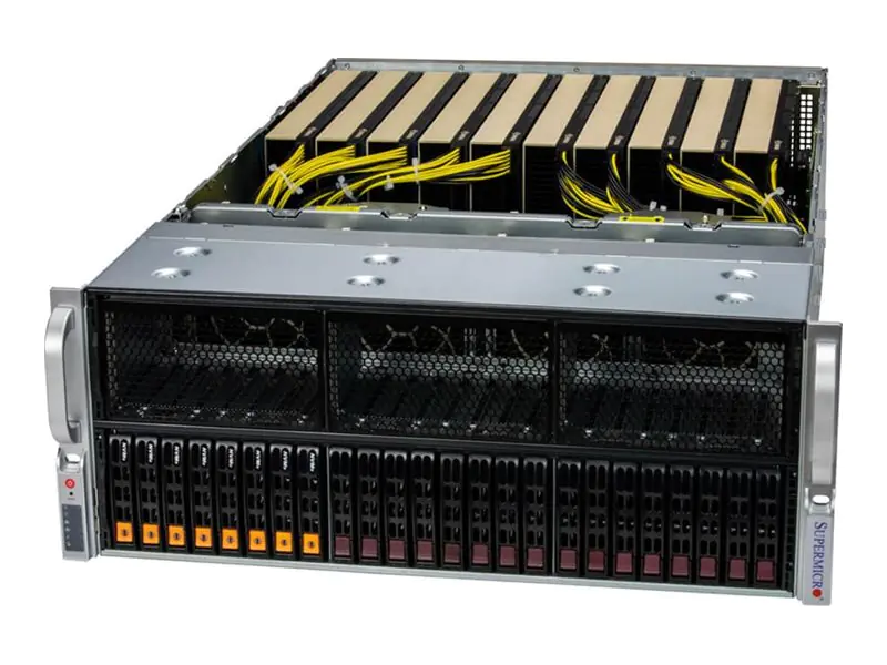 Supermicro SuperServer 421GE - Server - Rack -Montage - 4U - keine CPU - RAM 0 GB - SATA/NVMe