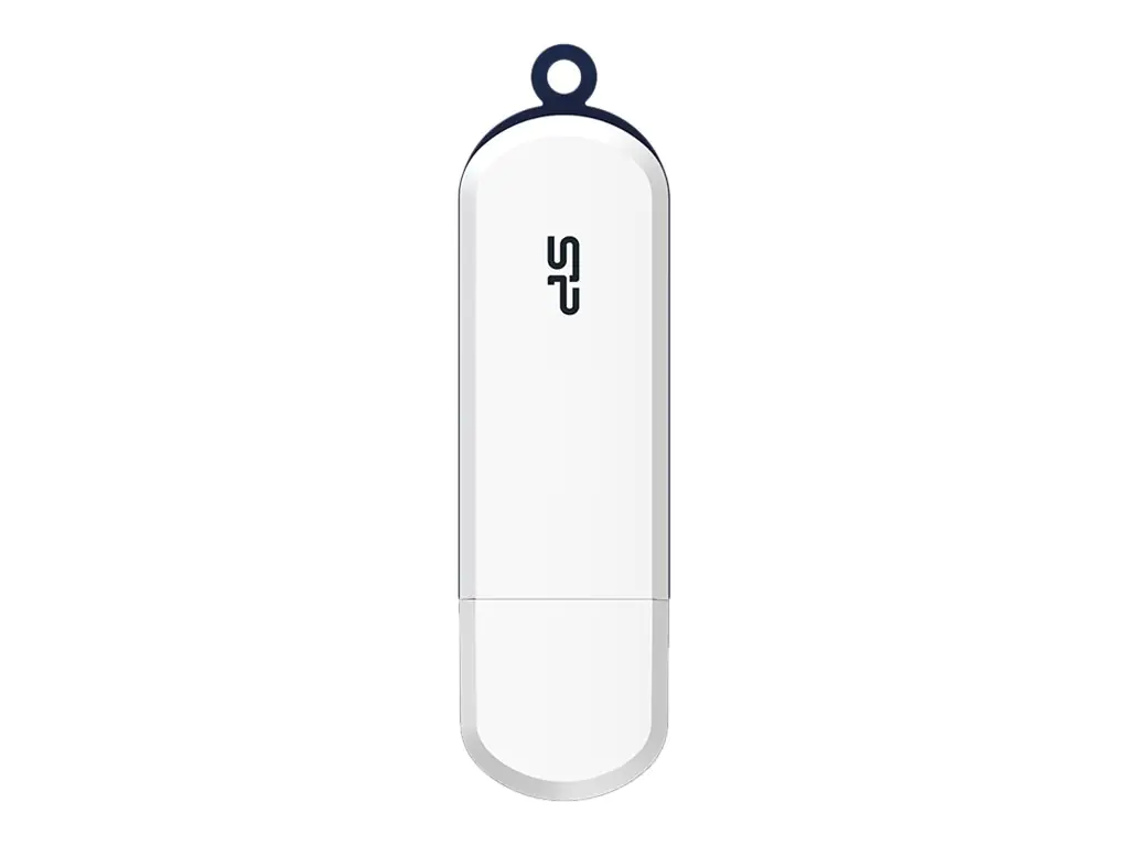 Silicon Power Blaze B32 - USB-Flash-Laufwerk - 128 GB - USB 3.2 Gen 1 - weiß, navy blue trim