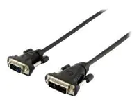 equip - VGA-Kabel - Single Link - DVI-A (M) zu HD-15 (VGA) (M) - 2 m - Schwarz