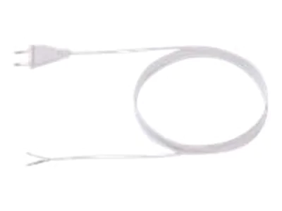 Bachmann - Stromkabel - Eurostecker (S) zu ohne Stecker 25 mm abisoliert - Wechselstrom 250 V - 2.5 A - 3 m - geformt, flach - weiß Bachmann - Stromkabel - Eurostecker (S) zu ohne Stecker 25 mm abisoliert - Wechselstrom 250 V - 2.5 A - 3 m - geformt, flach - weiß