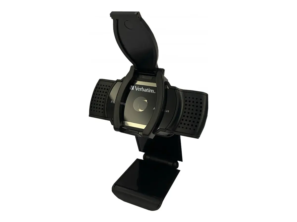 Verbatim AWC-01 - Webcam - Farbe - 2560 x 1440 - 2K, 1080p - Audio - USB 2.0