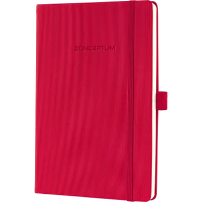 SIGEL Notizbuch Conceptum CO654 ca. DIN A5 kariert 194Blatt HC rot