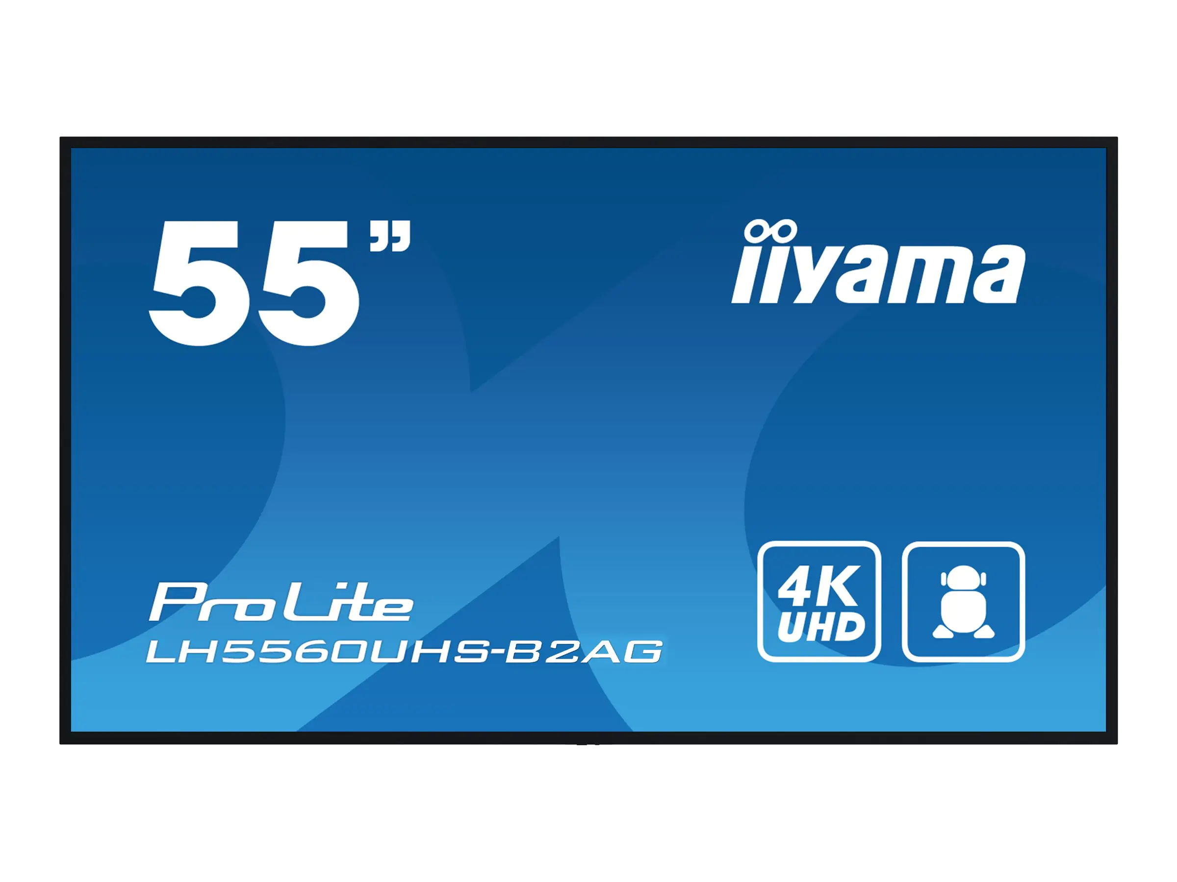 Iiyama LH5560UHS-B2AG LCD 4K UHD VA Black - Flachbildschirm (TFT/LCD) - 139,7 cm
