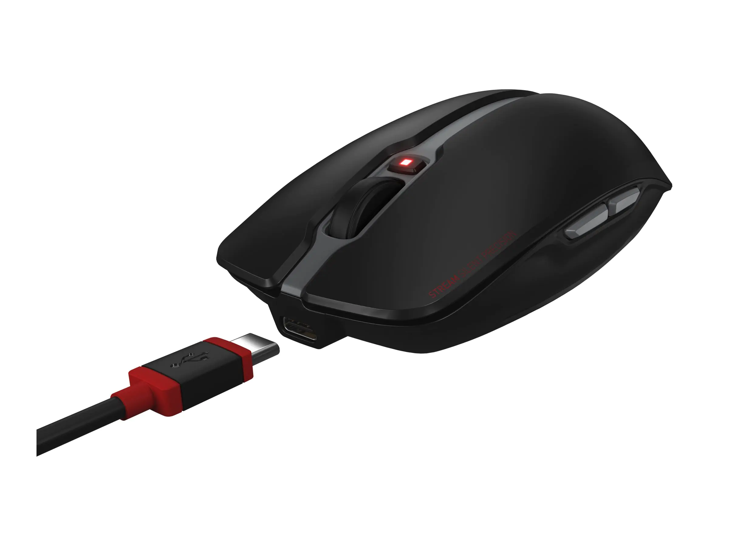 CHERRY STREAM DESKTOP RECHARGE - Tastatur-und-Maus-Set - kabellos - 2.4 GHz - Pan-Nordic - Tastenschalter: CHERRY SX - Schwarz