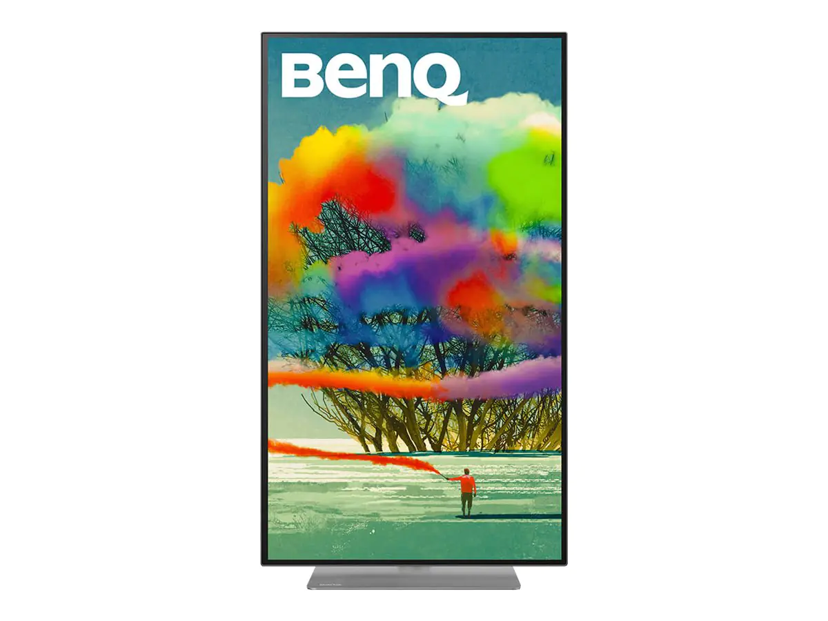 BenQ DesignVue PD3220U - LED-Monitor - 81.3 cm (32") (31.5" sichtbar) - 3840 x 2160 4K @ 60 Hz - IPS - 350 cd/m² - 1300:1 - HDR10 - 5 ms - 2xThunderbolt 3, 2xHDMI, DisplayPort, USB-C - Lautsprecher - Grau, Schwarz