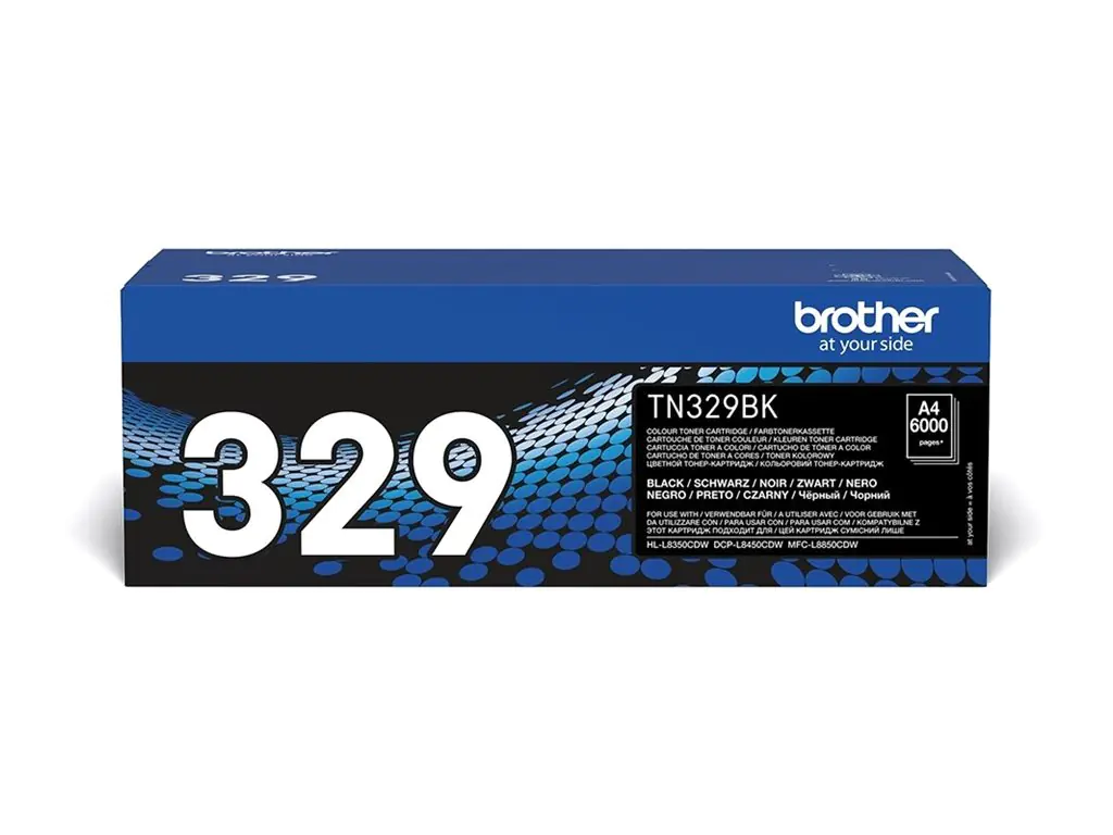 Brother TN329BK - Schwarz - Original - Tonerpatrone - für Brother DCP-L8450CDW, HL-L8350CDW, HL-L8350CDWT, MFC-L8850CDW