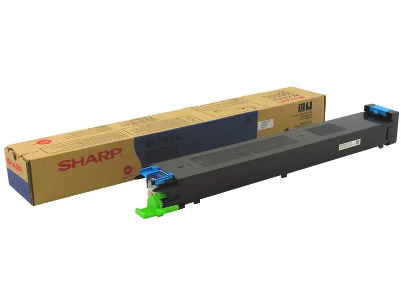 Sharp MX27GTCA - Cyan - Original - Tonerpatrone - für Sharp MX-2300N, MX-2700N, MX-3500N, MX-3501N, MX-4500N, MX-4501N