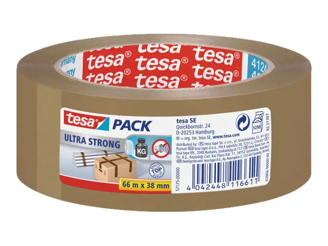 tesa Packband tesapack Ultra Strong 57175-00000 38mmx66m braun