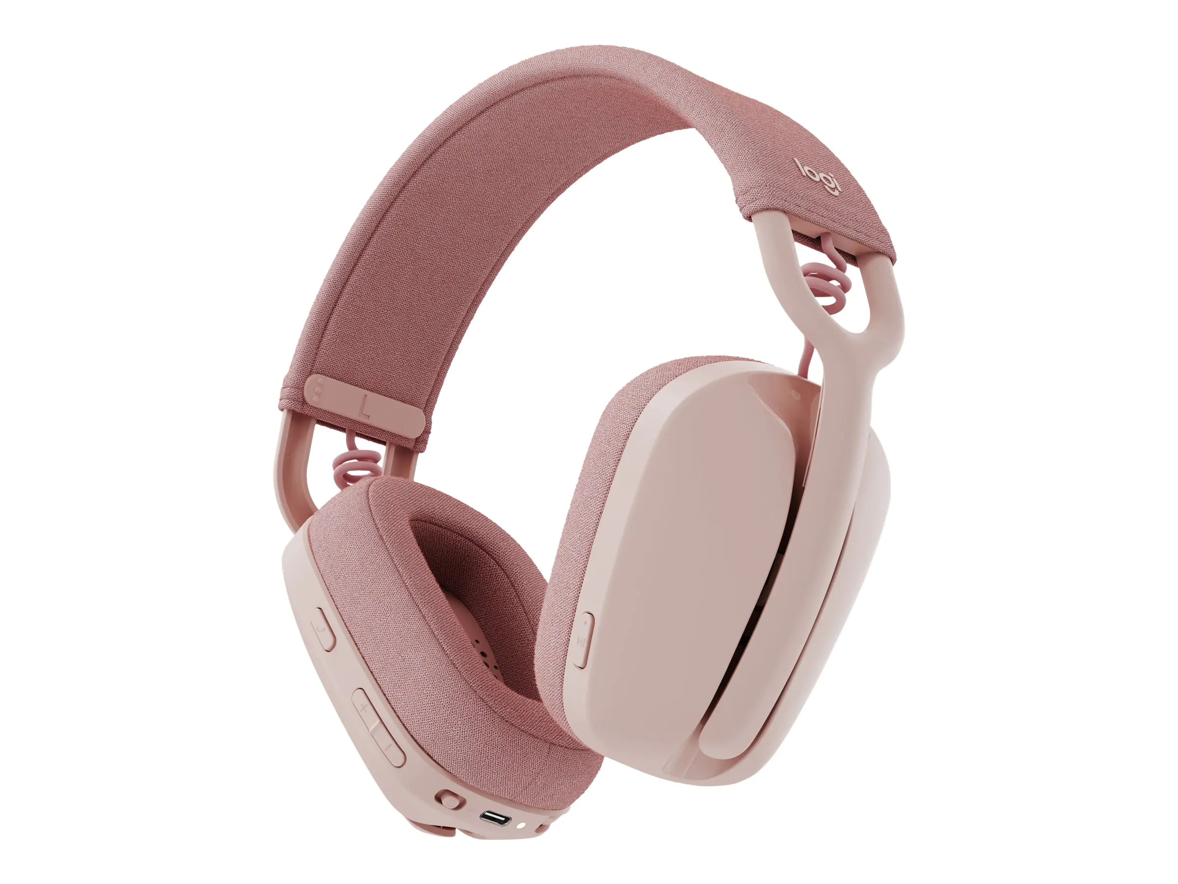 Logitech Zone Vibe 100 - Headset - ohrumschließend - Bluetooth - kabellos - rosé