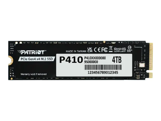 PATRIOT P410 - SSD - 4 TB - intern - M.2 2280 - PCIe 4.0 x4 (NVMe)