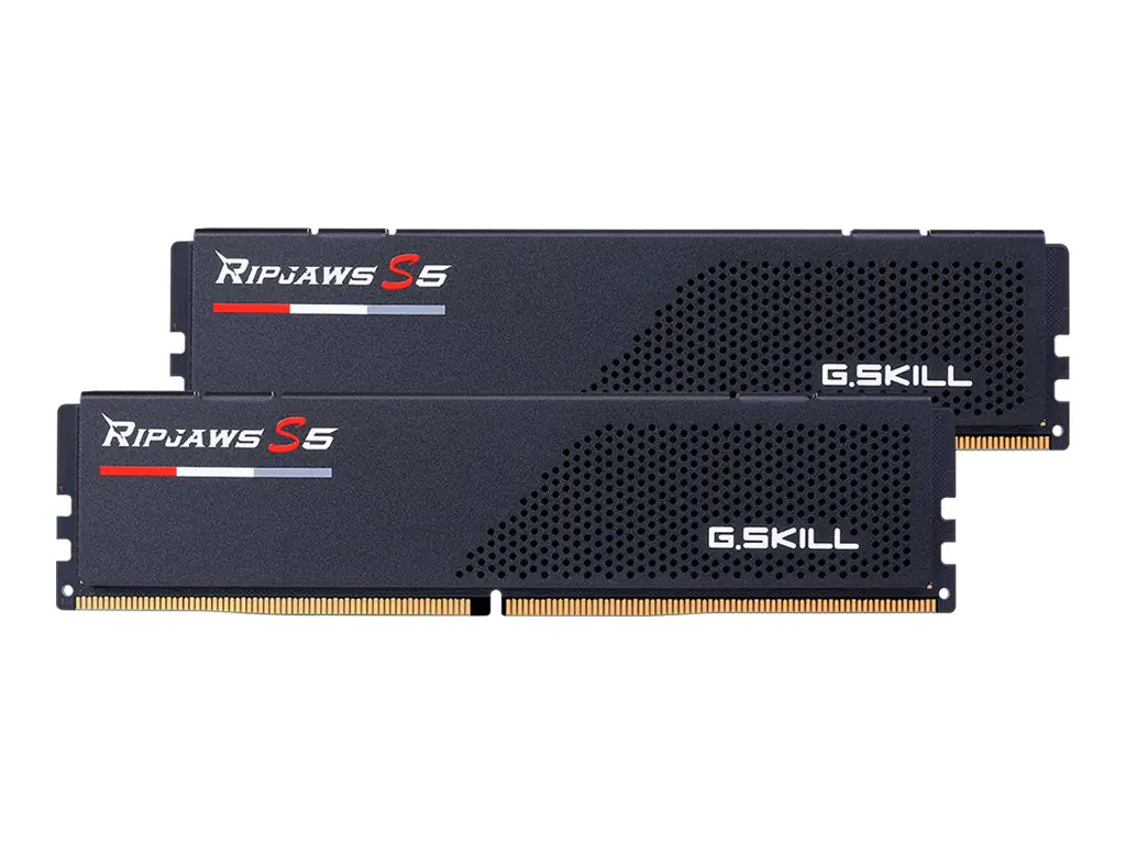 G.Skill Ripjaws S5 - DDR5 - Kit - 32 GB: 2 x 16 GB - DIMM 288-PIN Low Profile - 6000 MHz / PC5-48000 - CL36 - 1.35 V - ungepuffert - non-ECC - mattschwarz