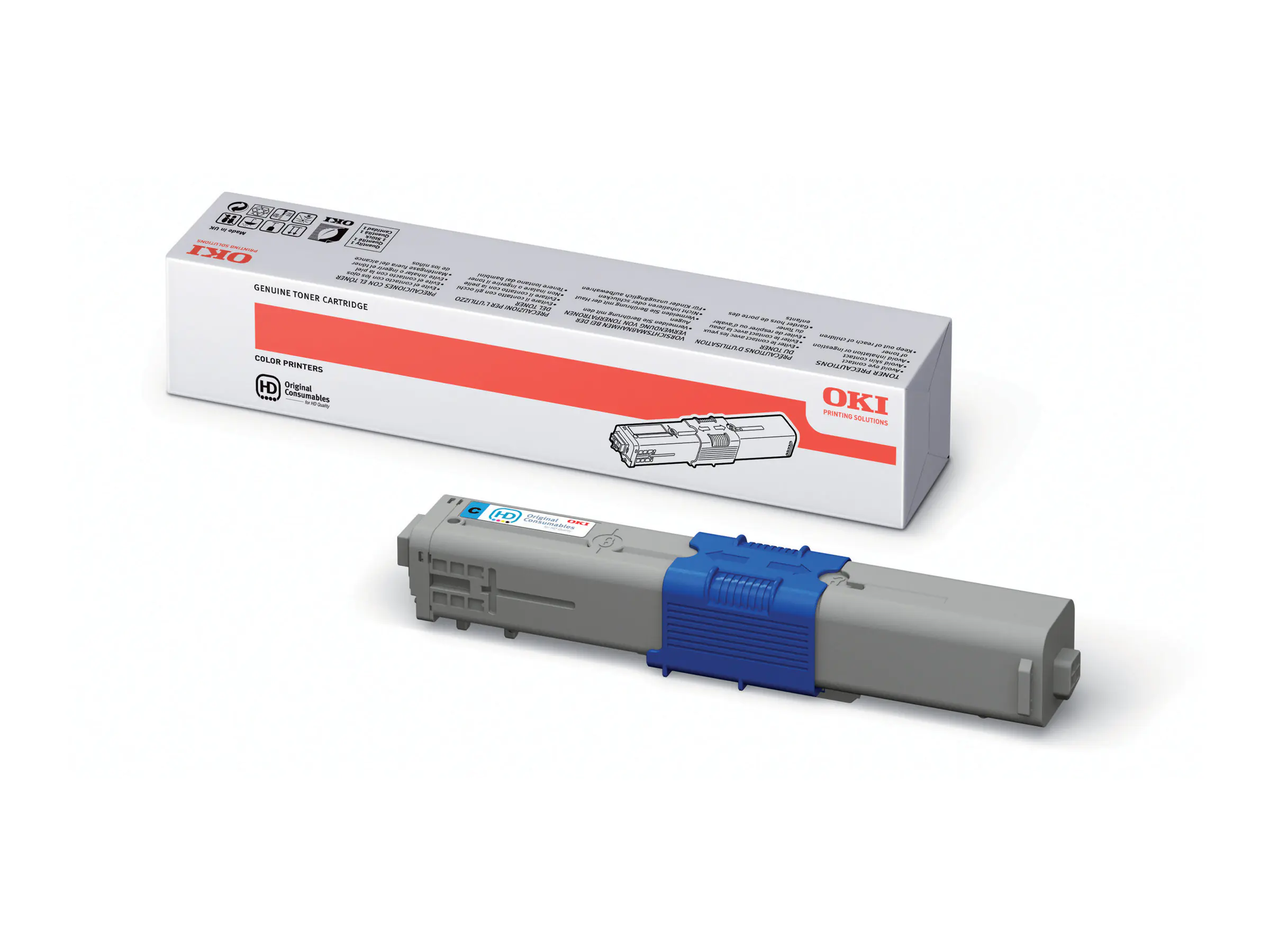 OKI - Cyan - Original - Tonerpatrone - für OKI MC351, MC352, MC361, MC362, MC561, MC562; C310, 330, 331, 510, 511, 530 OKI - Cyan - Original - Tonerpatrone - für OKI MC351, MC352, MC361, MC362, MC561, MC562; C310, 330, 331, 510, 511, 530
