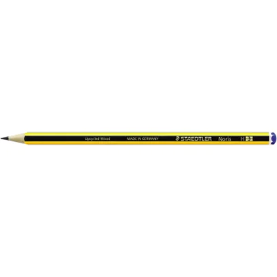 STAEDTLER Bleistift Noris 120-3 H sechskantform gelb/schwarz STAEDTLER Bleistift Noris 120-3 H sechskantform gelb/schwarz