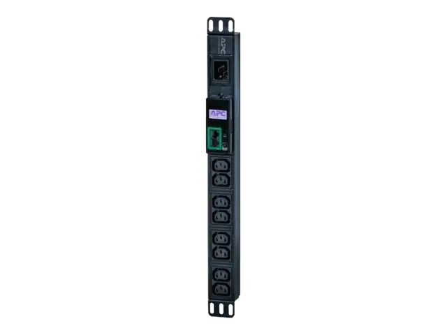 APC Easy Metered Rack PDU EPDU1016M - Stromverteilungseinheit (Rack - einbaufähig) - Wechselstrom 200/208/230 V - 3680 VA - Ethernet - Eingabe, Eingang IEC 60320 C20 - Ausgangsanschlüsse: 8 (power IEC 60320 C13) - 1U - 2.5 m Schnur - Schwarz - für P/N: AR