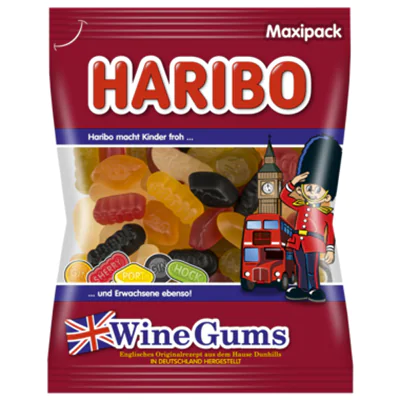 HARIBO Fruchtgummi WineGums 500 g/Pack.