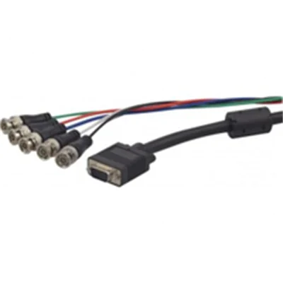 exertis Connect - Component-Video-Kabel - HD-15 (VGA) (M) zu BNC (M) - 1.8 m - geformt - Grau exertis Connect - Component-Video-Kabel - HD-15 (VGA) (M) zu BNC (M) - 1.8 m - geformt - Grau
