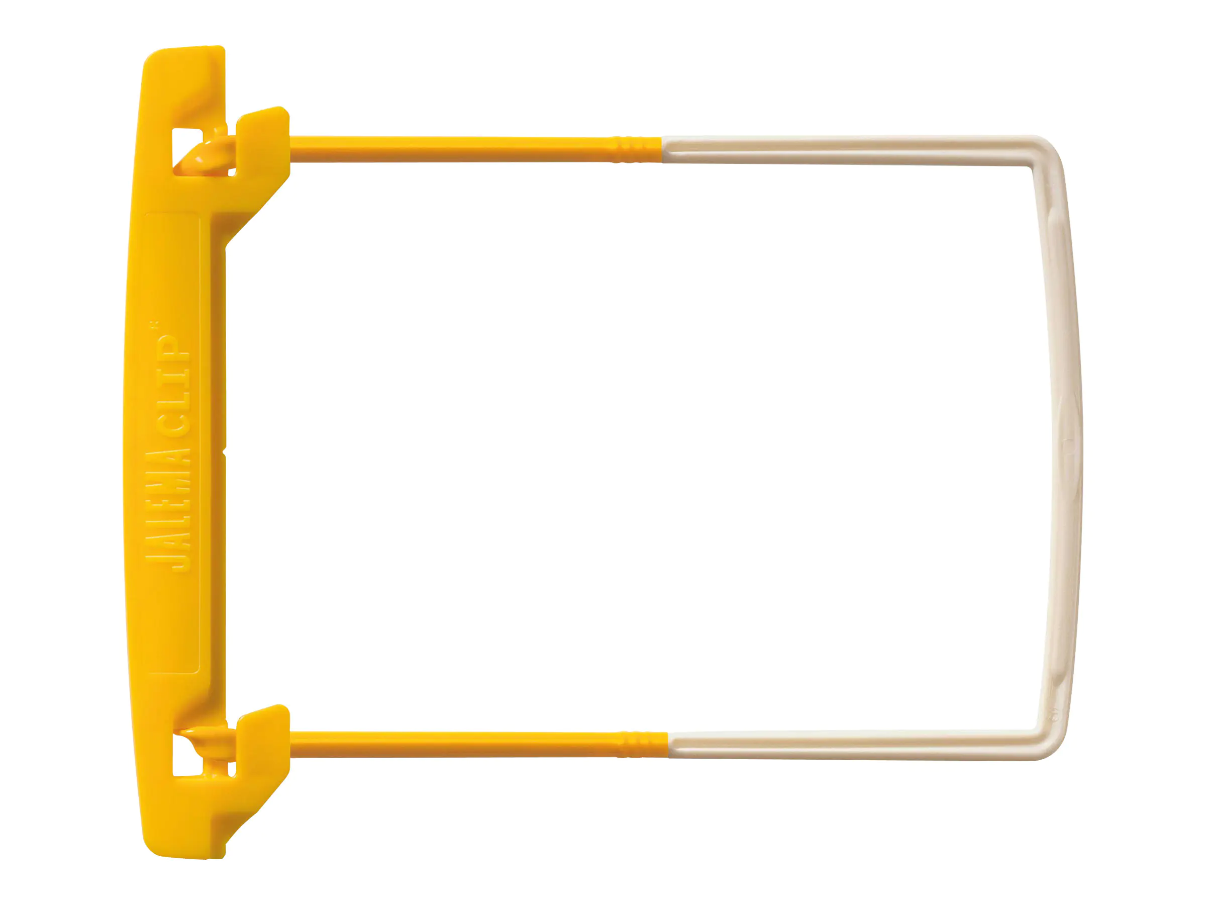 Jalema JalemaClip - Clip-Befestigungsmechanismus - weiß, Gelb (Packung mit 10) 5710200
