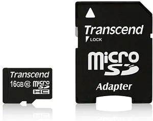 Transcend Premium - Flash-Speicherkarte (microSDHC/SD-Adapter inbegriffen) - 16 GB - UHS-I U1 / Class10 - microSDHC UHS-I Transcend Premium - Flash-Speicherkarte (microSDHC/SD-Adapter inbegriffen) - 16 GB - UHS-I U1 / Class10 - microSDHC UHS-I