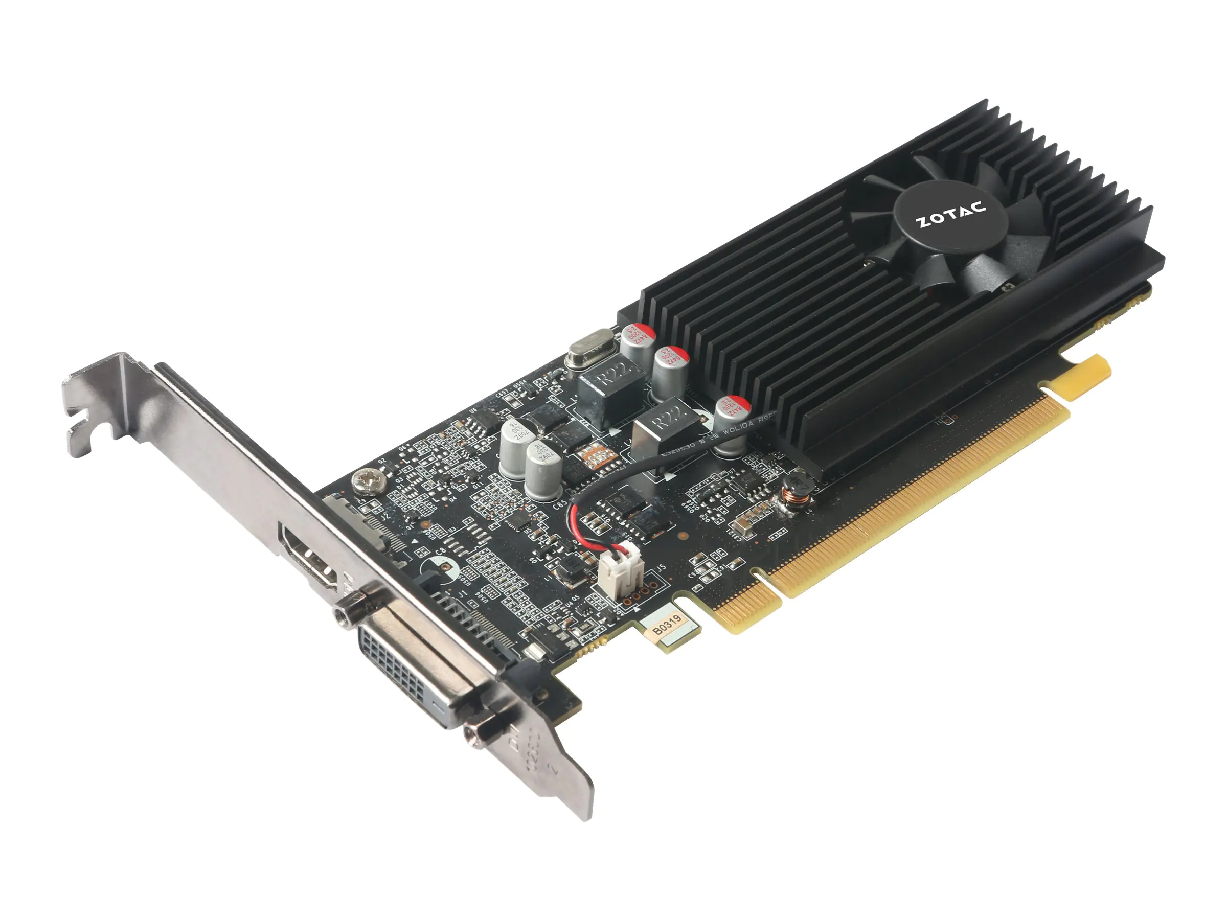 Zotac GeForce GT 1030 - Grafikkarten - GF GT 1030 - 2 GB GDDR5 - PCIe 3.0 - DVI, HDMI