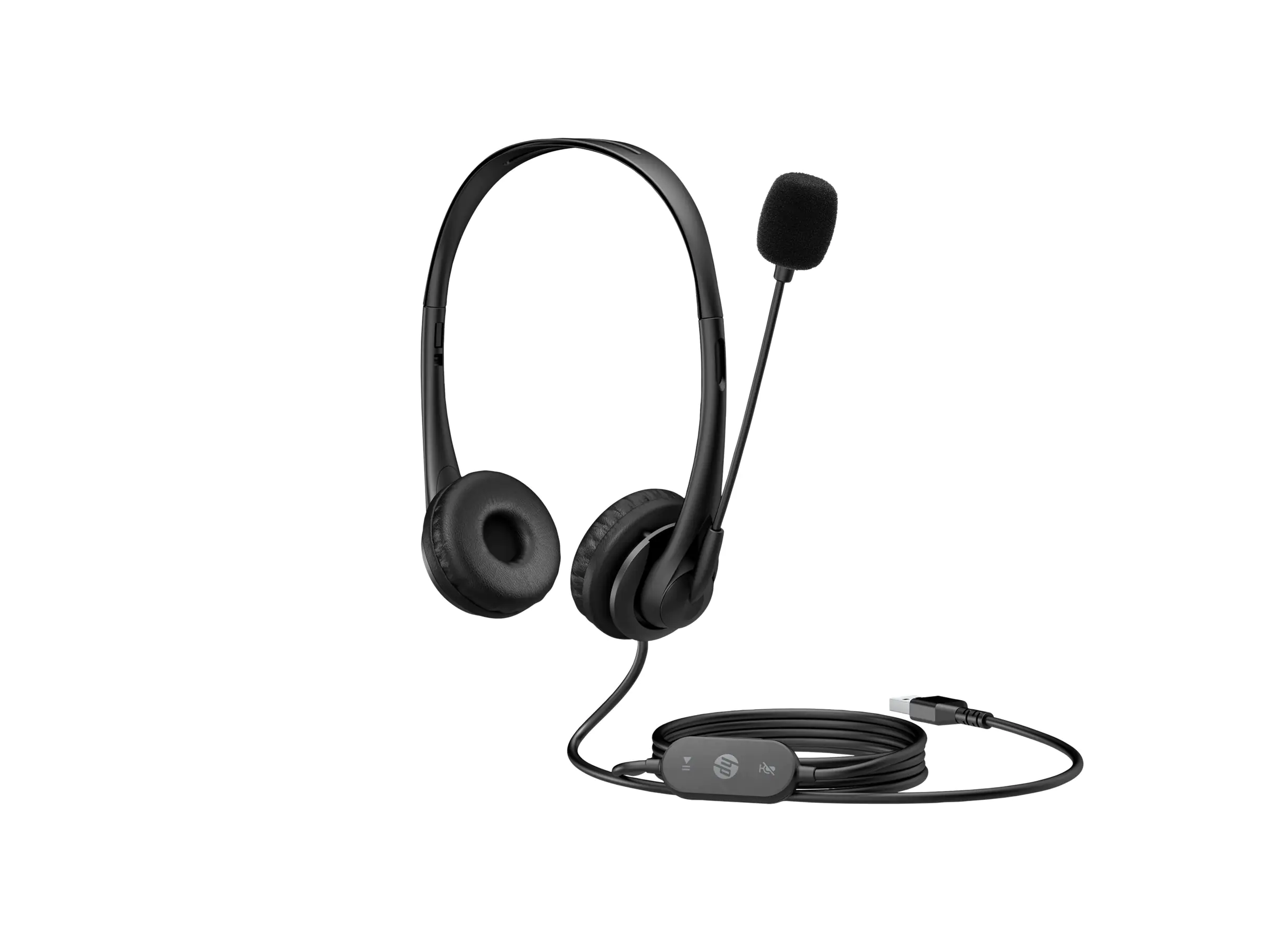 HP G2 - Headset - On-Ear - kabelgebunden - USB - nachtschwarz - für HP 245 G9, 256 G8, 25X G9; EliteBook 1040 G9, 64X G9, 65X G9; ProBook 44X G9, 45X G9