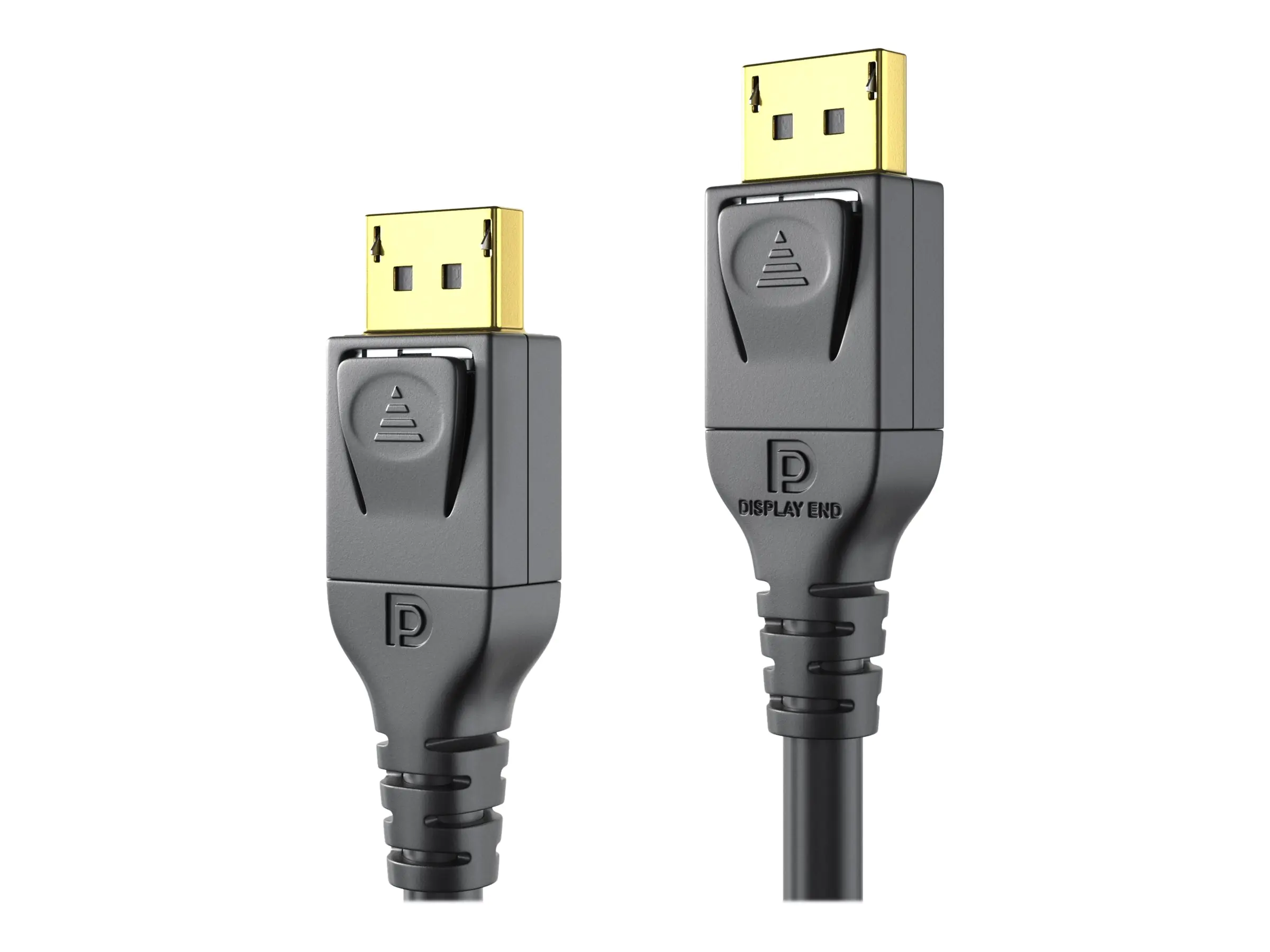 PureLink PureInstall Series - DisplayPort-Kabel - DisplayPort (M) zu DisplayPort (M) - DisplayPort 1.4 - 15 m - rund, aktiv, Dolby DTS-HD Master Audio-Unterstützung, Dolby TrueHD-Unterstützung, Support von 4K 120 Hz, Support von 8K 60 Hz - Schwarz