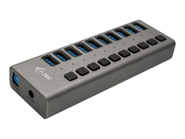 i-Tec USB 3.0 Charging HUB 10 port + Power Adapter 48 W - Hub - 10 x SuperSpeed USB 3.0 - Desktop i-Tec USB 3.0 Charging HUB 10 port + Power Adapter 48 W - Hub - 10 x SuperSpeed USB 3.0 - Desktop