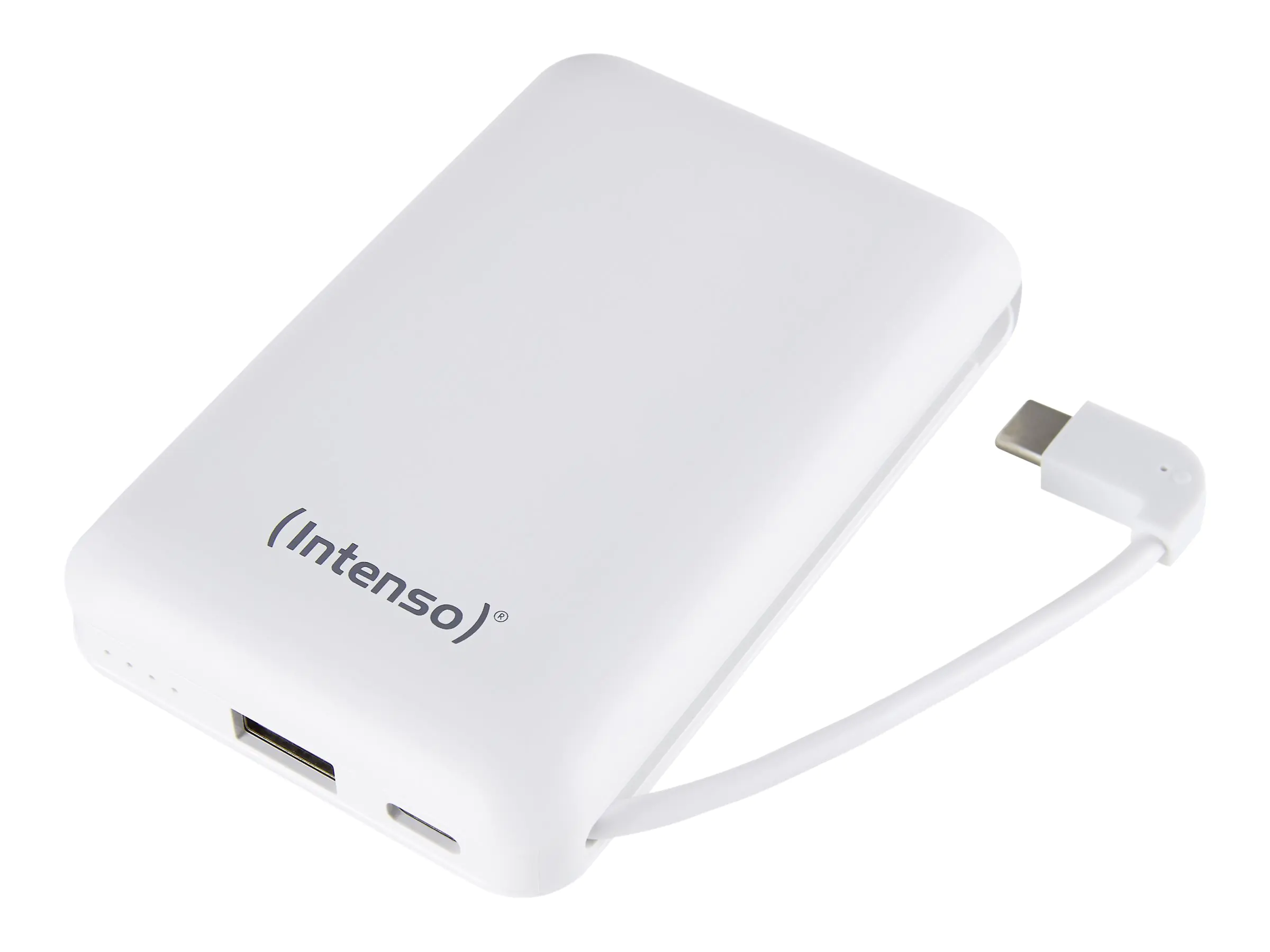 Intenso Powerbank XC10000 - Powerbank - 10000 mAh - 3 A - 2 Ausgabeanschlussstellen (USB, 24 pin USB-C) - weiß Intenso Powerbank XC10000 - Powerbank - 10000 mAh - 3 A - 2 Ausgabeanschlussstellen (USB, 24 pin USB-C) - weiß