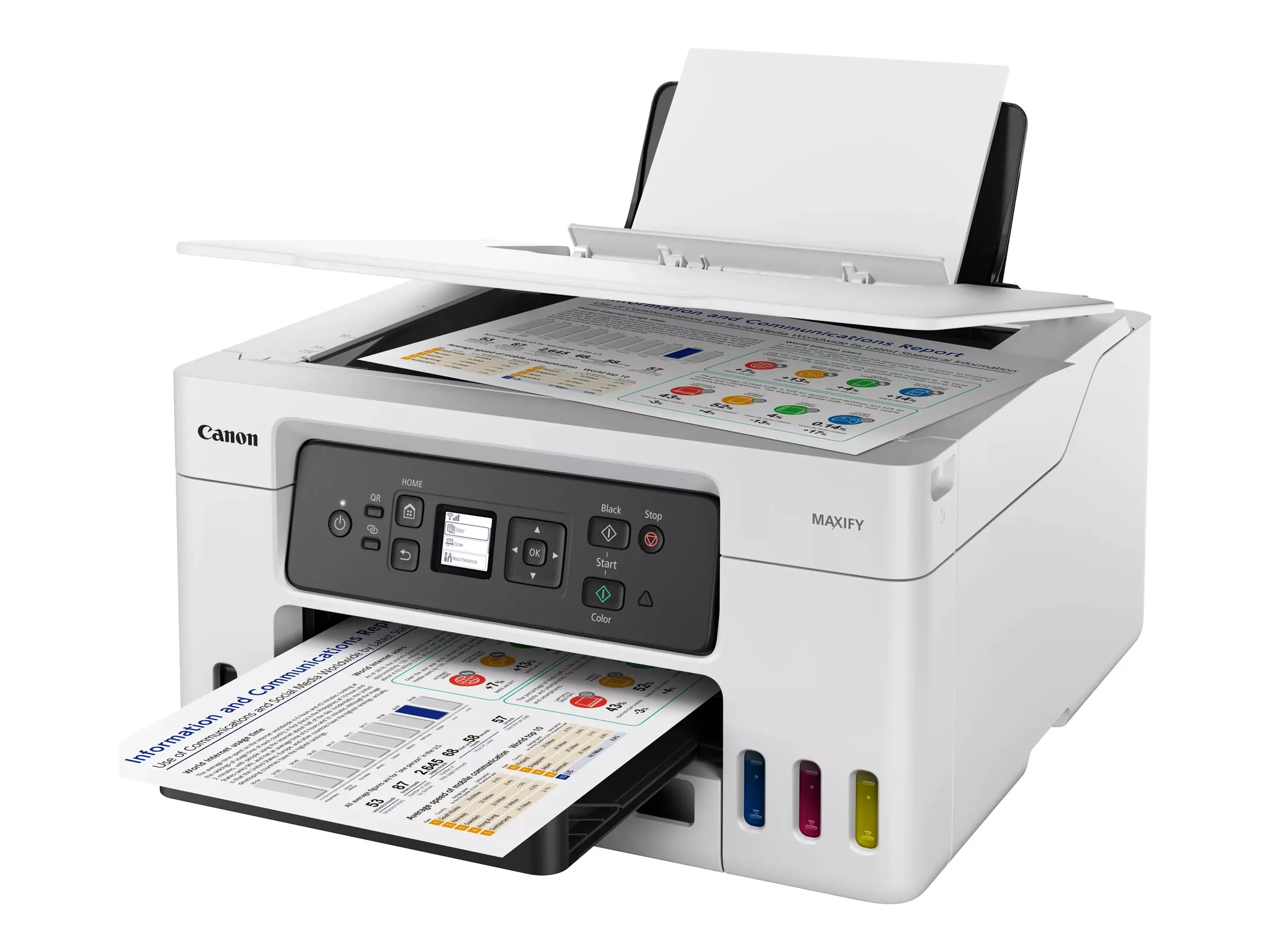 Canon MAXIFY GX3050 - Multifunktionsdrucker - Farbe - Tintenstrahl - wiederbefüllbar - Legal (216 x 356 mm) 5777C006