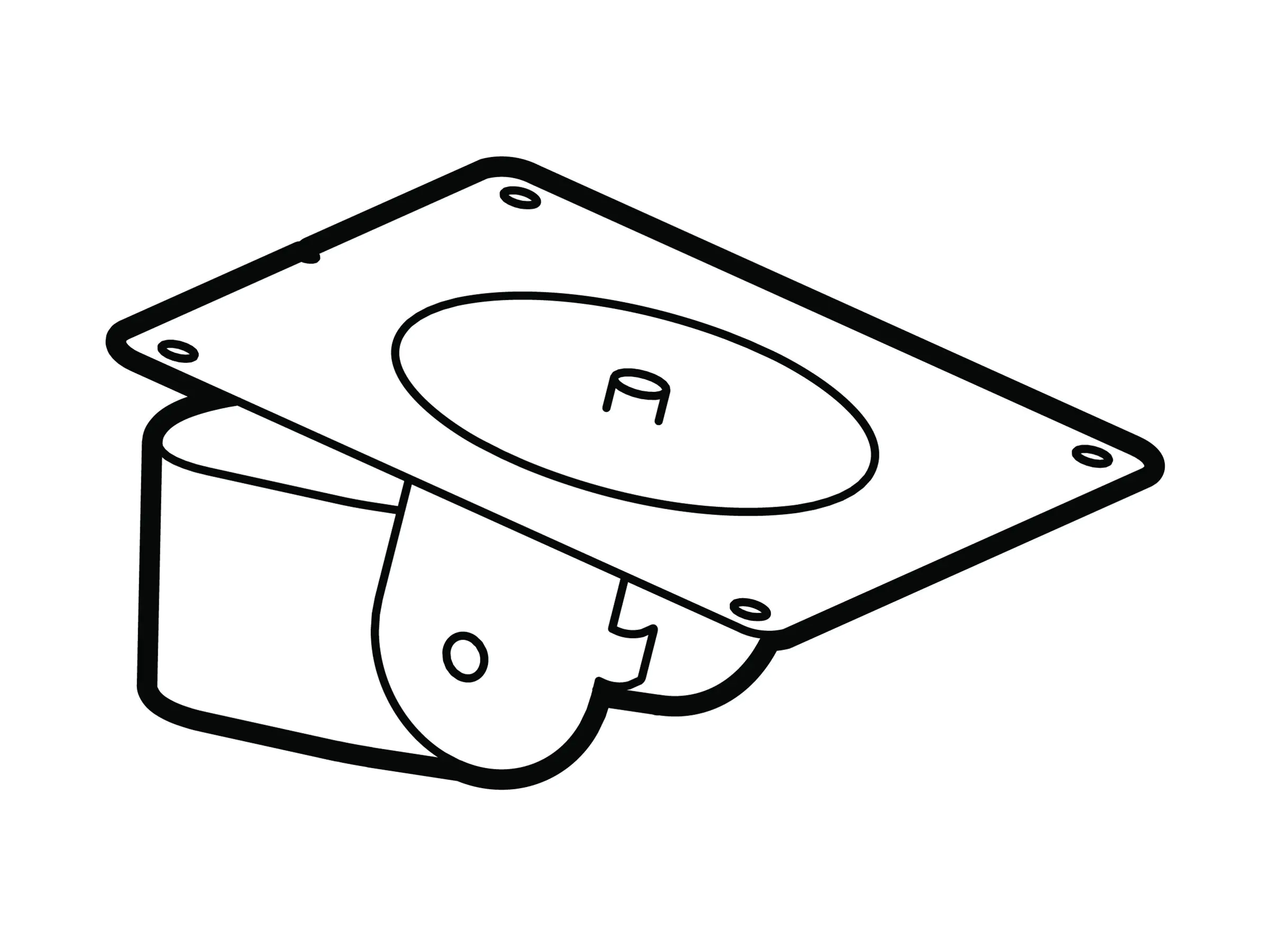 Ergotron LX Pro - Befestigungskit (Displaydrehpunkt) - für Flachbildschirm - Umbausa