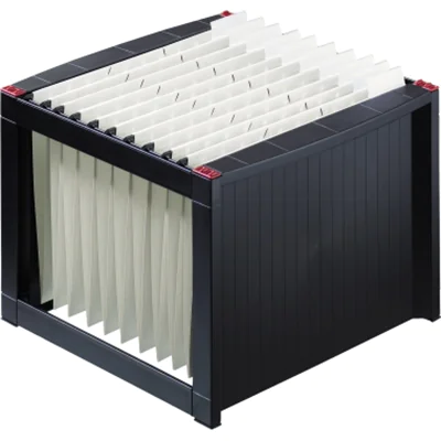 helit Hängekorb H6110092 max. 40Mappen DIN A4 schwarz/rot helit Hängekorb H6110092 max. 40Mappen DIN A4 schwarz/rot
