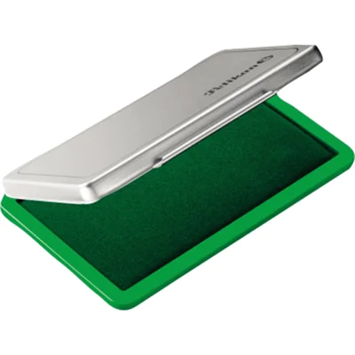 Pelikan Stempelkissen 331033 Gr.2 7x11cm Metallic-Gehäuse grün Pelikan Stempelkissen 331033 Gr.2 7x11cm Metallic-Gehäuse grün