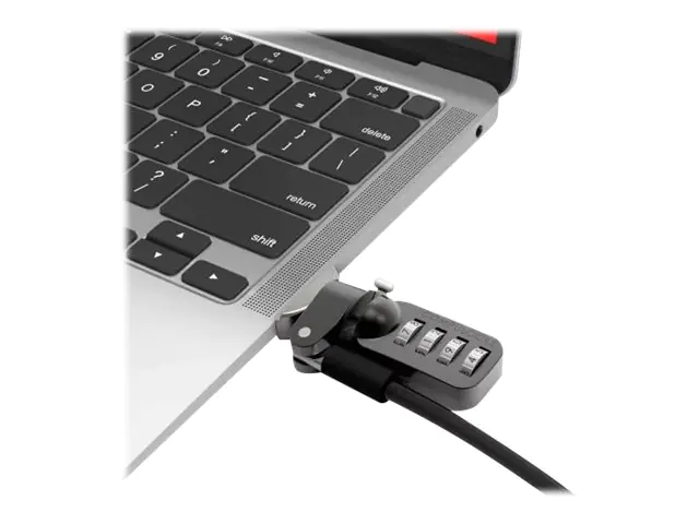 Compulocks Ledge Adapter for MacBook Air M2 and M3 with Combination Lock - Lock-Adapter für Sicherheitskabel - mit Zahlenschloss - für Apple MacBook Air M2