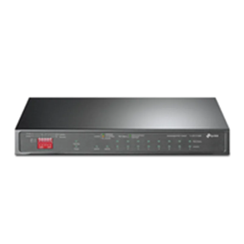 TP-LINK 10-Port Gigabit Desktop Switch mit 8-Port PoE+, Unmanaged, Gigabit Ethernet (10/100/1000), Power over Ethernet (PoE) TL-SG1210MP