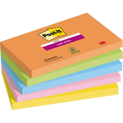 Post-it Haftnotiz 655-5SS-BOOS 127x76mm 90Blatt 5St. Post-it Haftnotiz 655-5SS-BOOS 127x76mm 90Blatt 5St.