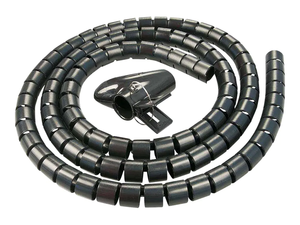 LINDY Spiral Cable Tidy - Flexible Kabelleitung - 5 m - Schwarz LINDY Spiral Cable Tidy - Flexible Kabelleitung - 5 m - Schwarz