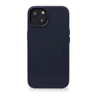 Decoded MagSafe Leder Backcover für iPhone 14 Plus blau